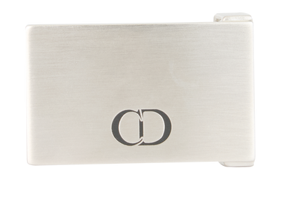 Christian Dior CD Icon Plate Belt Buckle, front view